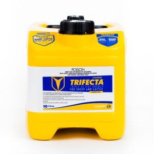 Trifecta Abamectin Levamisole Oxfendazole Cobalt Selenium Triple Active Drench for Sheet and Cattle 10L