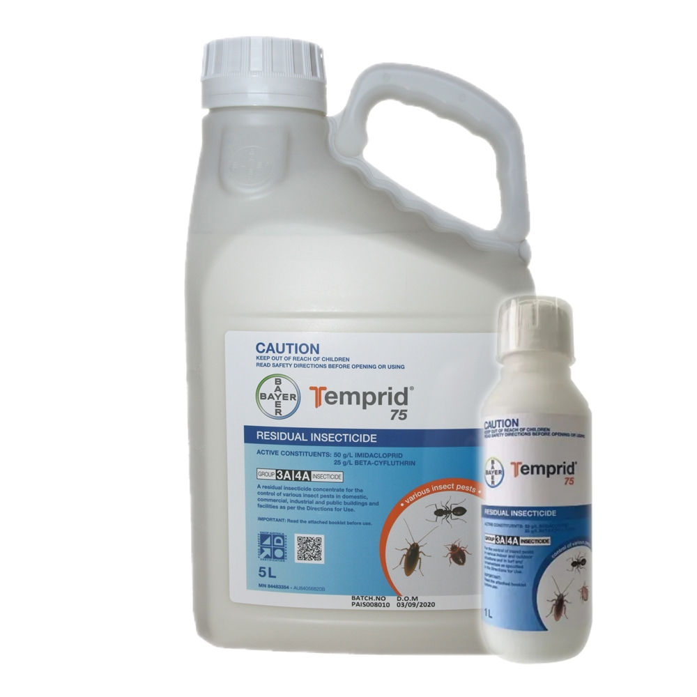 Temprid 75 Residual Insecticide 1 Litre & 5-Litre