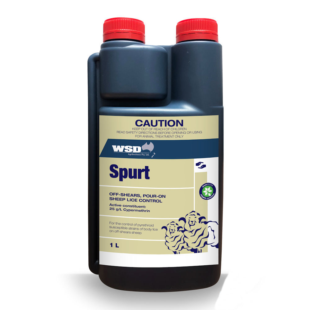 Spurt Off-Shears Pour-On Sheep Lice Control 1-Litre