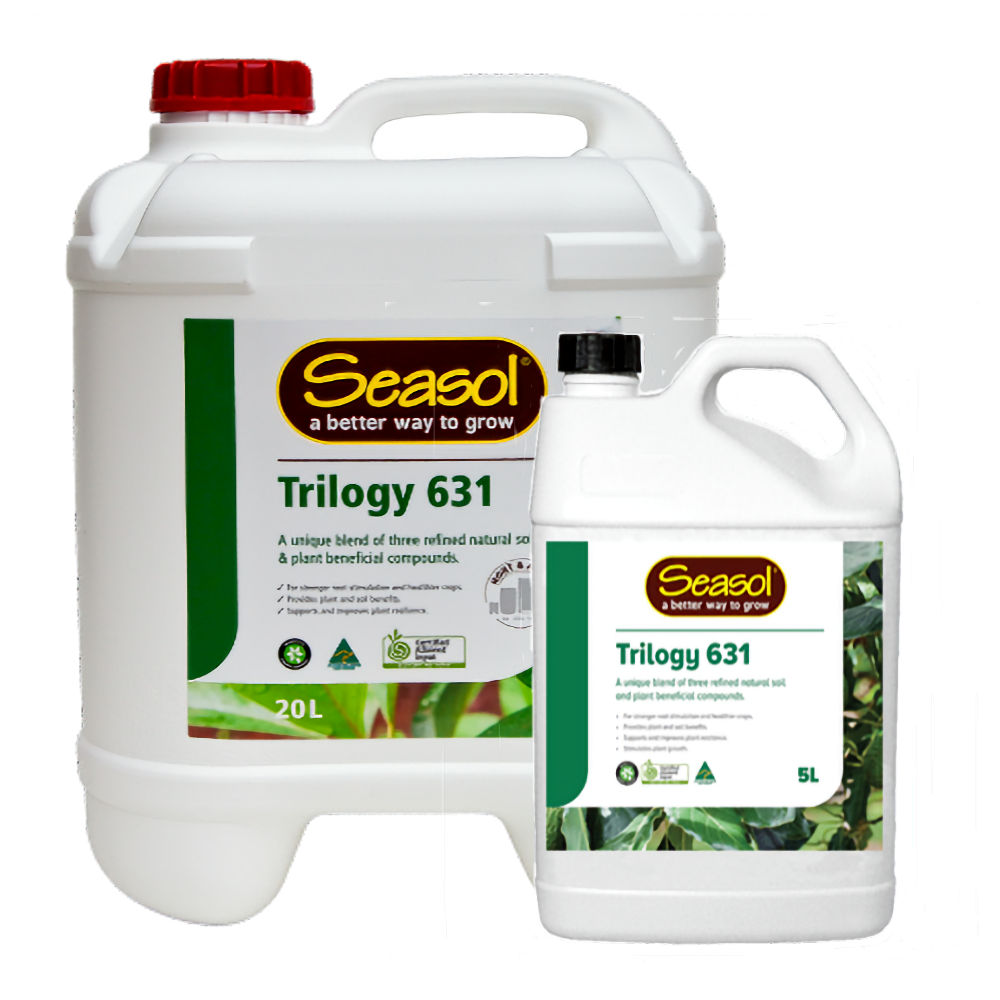 Seasol Trilogy 631 Biostimulant 5L Drum and 20L Drum