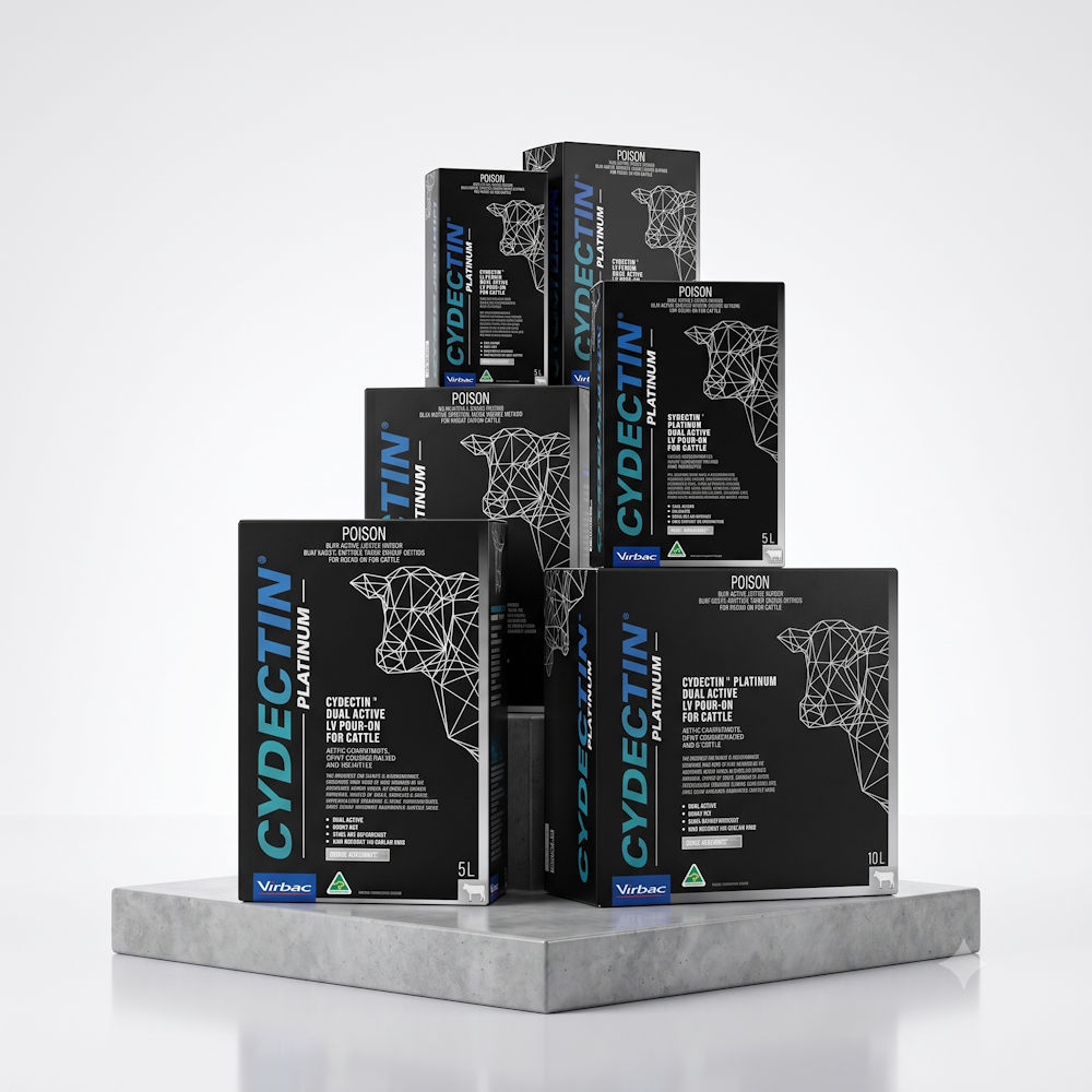 Cydectin Platinum Pour-On for cattle full product range