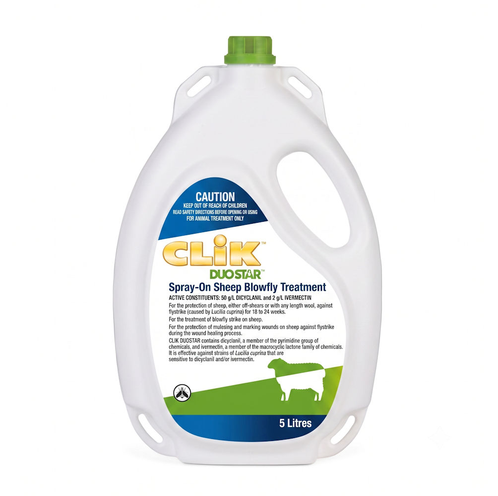 CLiK Duostar Spray-On Sheep Blowfly Treatment