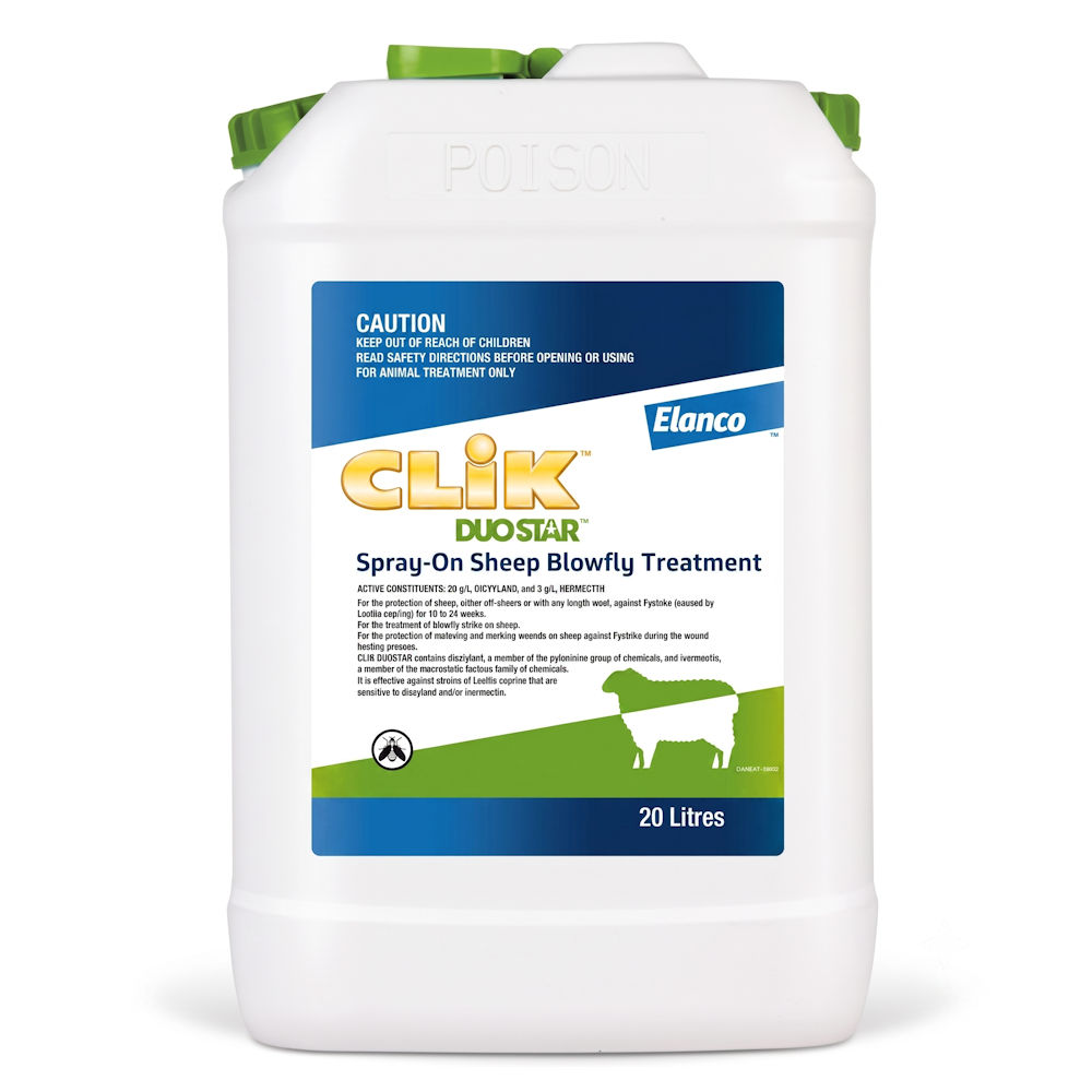 CLiK Duostar Spray-On Sheep Blowfly Treatment