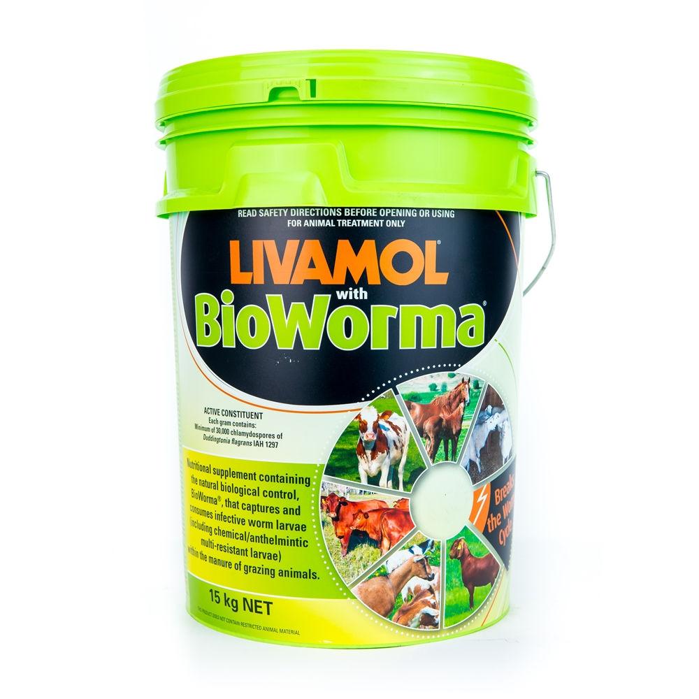 Livamol with BioWorma Biological Worm Control Supplement