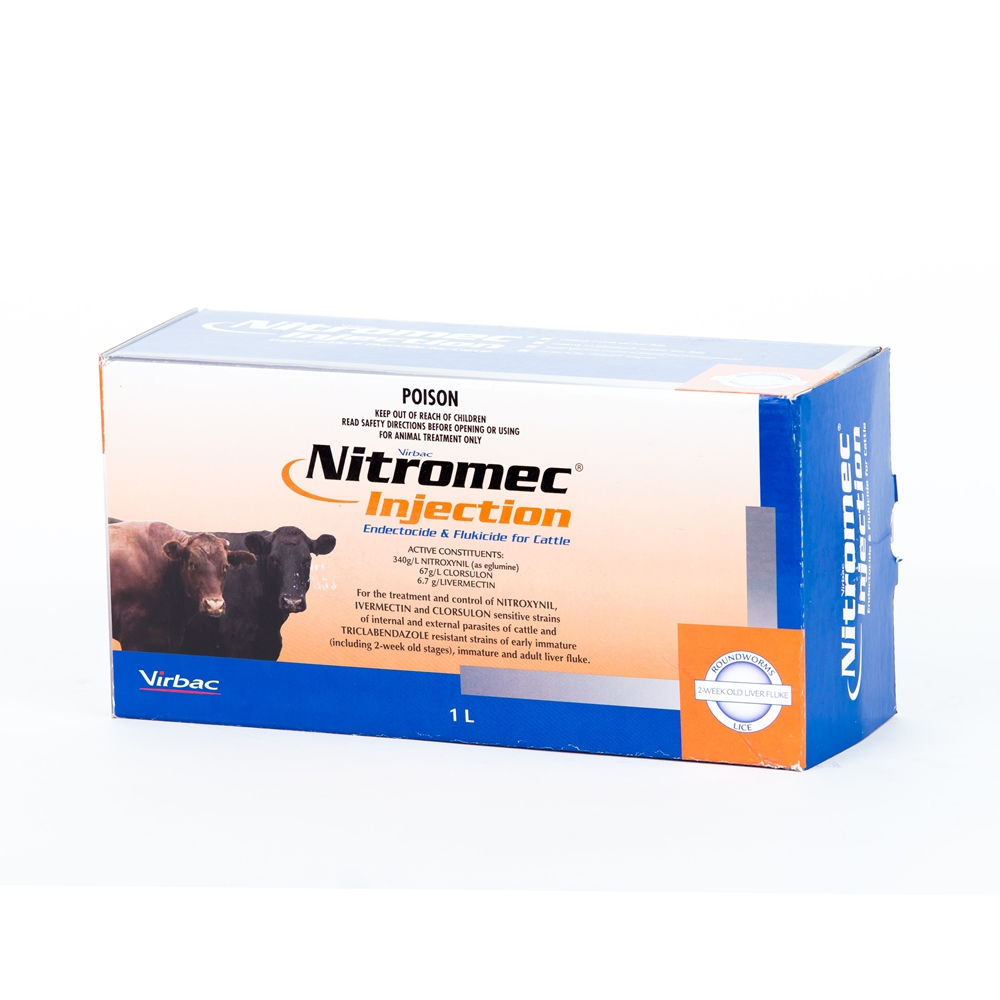 Nitromec Injection Endectocide and Flukicide for Cattle