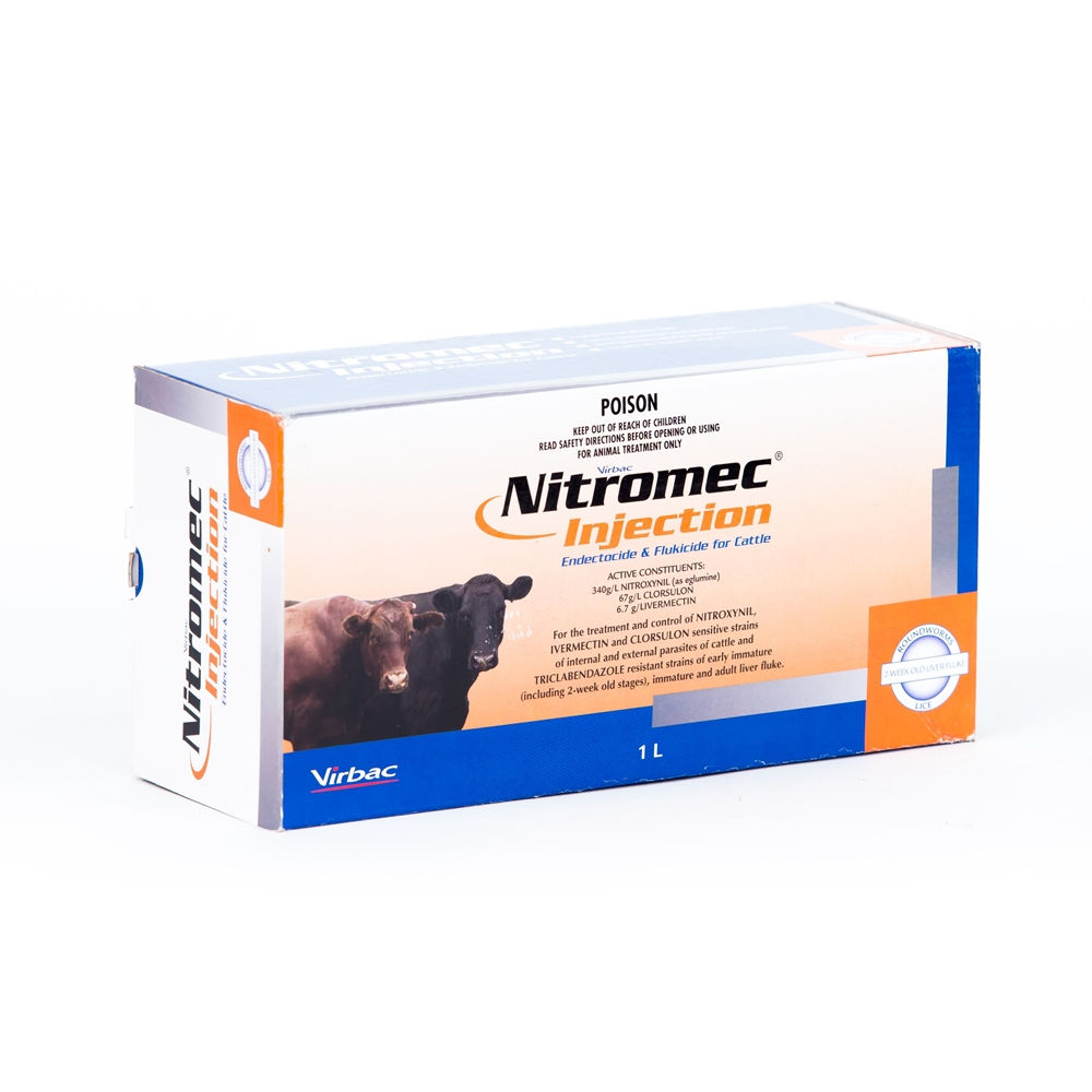 Nitromec Injection Endectocide and Flukicide for Cattle