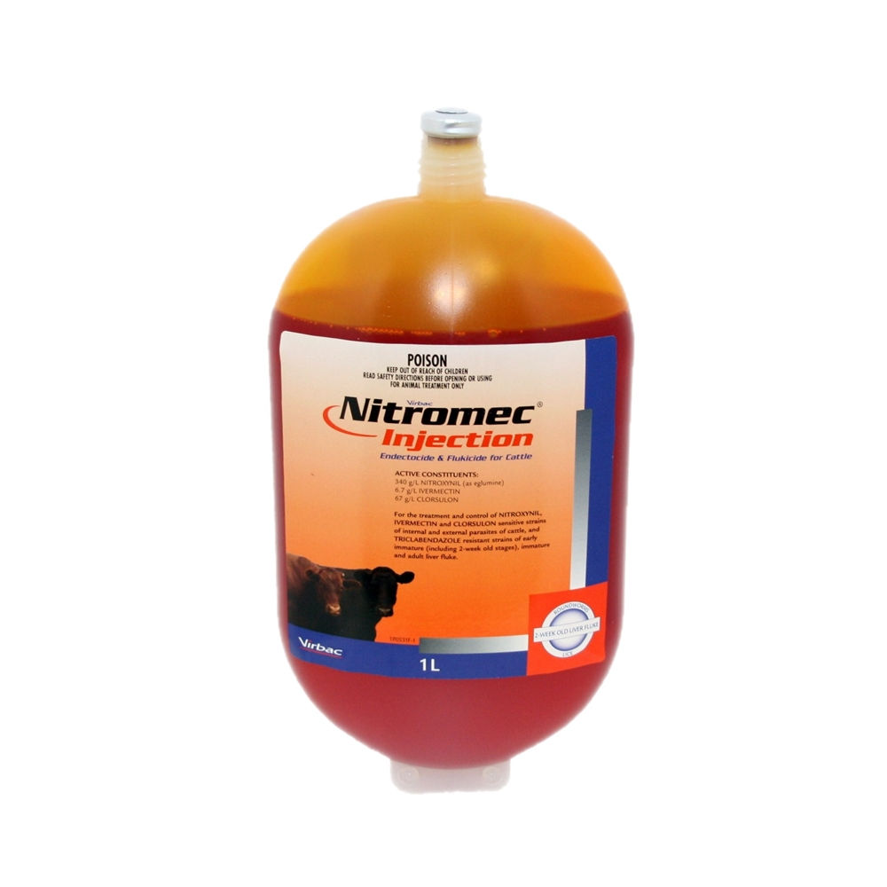 Nitromec Injection Endectocide and Flukicide for Cattle